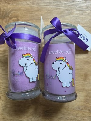 2x Juwel Duftkerze Pummel Einhorn Gebraucht Als Set Siehe Fotos