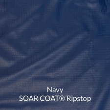 Navy Blue Waterproof Soarcoat Ripstop Nylon Parachute Zero Porosity Fabric 65"