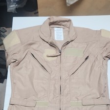 DJ Manufacturing Corp. Fire-Resistant CWU 27/P Flight Suit Coveralls Tan 40L
