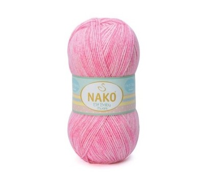 NAKO Elit Baby Muare 31709 Wolle (100g / ca. 250m lang) 100% Antiflaum Acryl