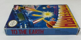 NES Nintendo - To the Earth - CIB Complete in Box - Zapper Game - Tested