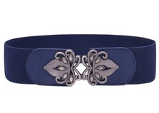 Womens Vintage Wide Elastic Stretch Waist Belt Retro Cinch Belt Xxxl 43"-51"