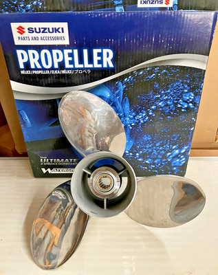 OEM New Suzuki Watergrip  Stainless Steel RH Prop 3 X 16 X 21.5, 990C0-00810-215