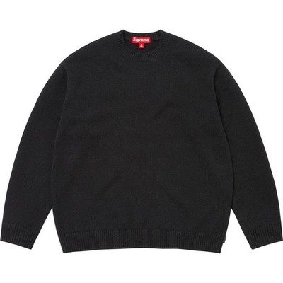 Supreme Angora Script Sweater Black | eBay