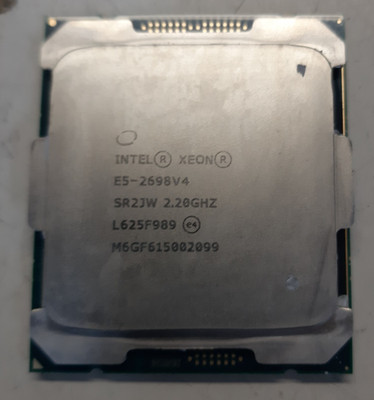 SR2JW Intel Xeon E5-2698v4 2.20GHz 20-Core CPU PROCESSOR