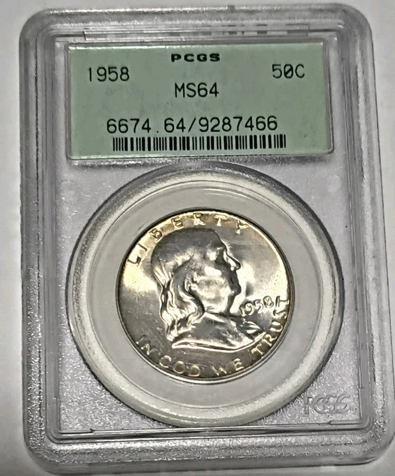 25+ MS 64 PCGS Franklin Half Dollars 1948-1963 for sale | Updated