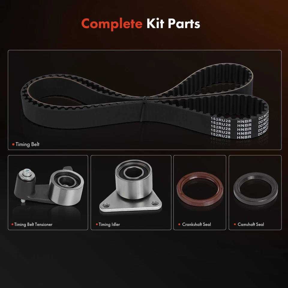 Kit de correa de distribución de 6 piezas para Volvo 960 1995 1996 1997 S90 V90 1997 1998 GAS L6 2,9 L Foto 2 de 4