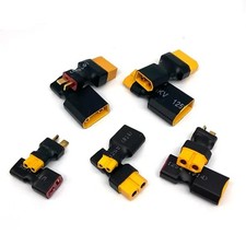XT30 XT60 XT90 T Plug Deans EC5 EC3 TRX Adapter Connector Male Female RC Lipo