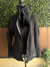 Under Armour MTN Black Full Zip Hooded Mid-Length Jacket Women's Semi-Fitted M/L