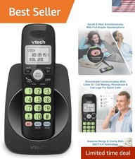 Crystal Clear Sound DECT 6.0 Cordless Phone with Easy Wall Mountable Design