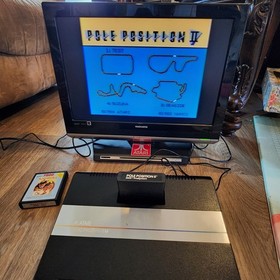 Clean Atari 7800 Console w/2 Proline Controllers, 3 games, RF Cord, & New Plug.