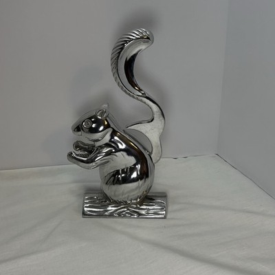 Norpro Davy Crackit The Squirrel Nutcracker Cast Aluminum Silver 5.5''