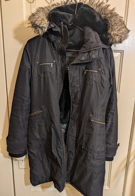 TNA Cargo Jacket Black Women's Size S