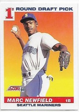 1991 Score #391 Marc Newfield RC - Rookie Card Seattle ID:67975. rookie card picture