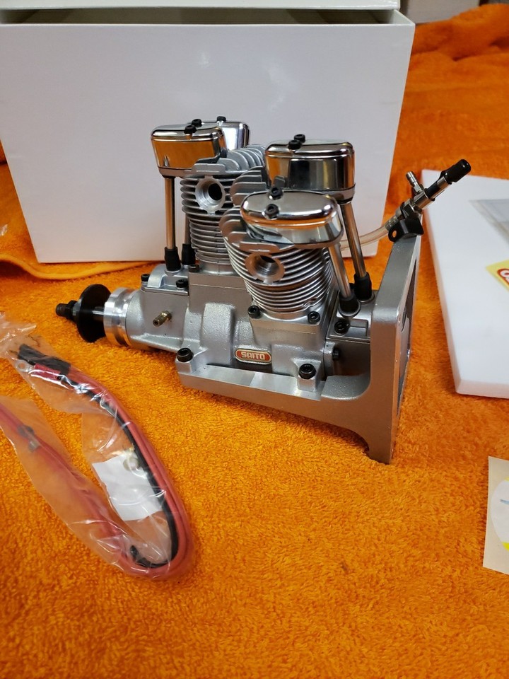 SAITO Engine - SAITO 200 Ti - FA-200Ti Twin Inline 4C RC motor - NIB ...