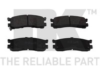 Bremsbelagsatz Scheibenbremse NK 223243 FüR Mazda MPV LV 1 Lvlw LV10 LV12 LV521