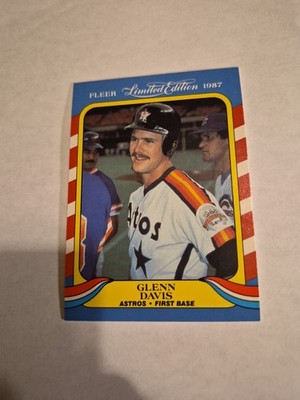 GLENN DAVIS 1987 FLEER LIMITED EDITION #11 OF 44 FREE SHIPPING