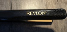 Revlon 1" Ceramic Flat Iron Hair Straightener Black Electric On/Off Switch