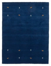 4'7" x 6'4" Hand loomed Area Rug Traditional Wool Oriental Carpet