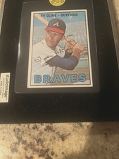 1967 Topps #591 Ty Cline -EX/NICE CARD /CLEAN