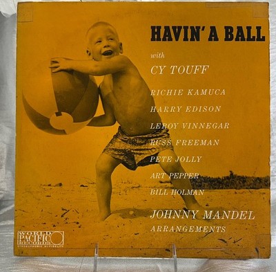 LP; Cy Touff, Richie Kamuca, Harry Edison, Havin  A Ball, World Pacific PJM-410,