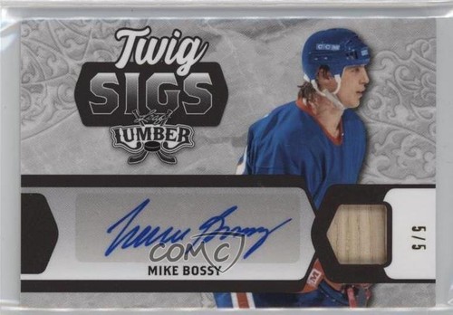 Mike Bossy [Pewter] #TS-MB1 2021 Leaf Lumber Twig Sigs card
