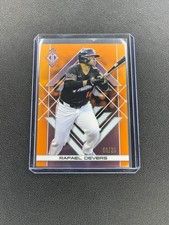 2025 Topps Transcendent Orange Refractor #13 Rafael Devers /25 GIANTS