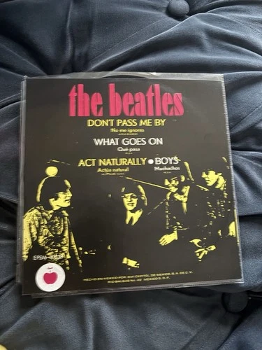 Beatles Don’t Pass Me by Mexican 7inch Ep Picture Sleeve Apple Records 1970s 7"