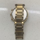 Michael Kors Parker Quartz Chronograph Date Gold Tone Bracelet Silver Dial — photo 4