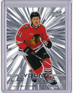 OLIVER MOORE 25/26 2025 Upper Deck Young Guns Silver OUTBURST Rookie SP #216
