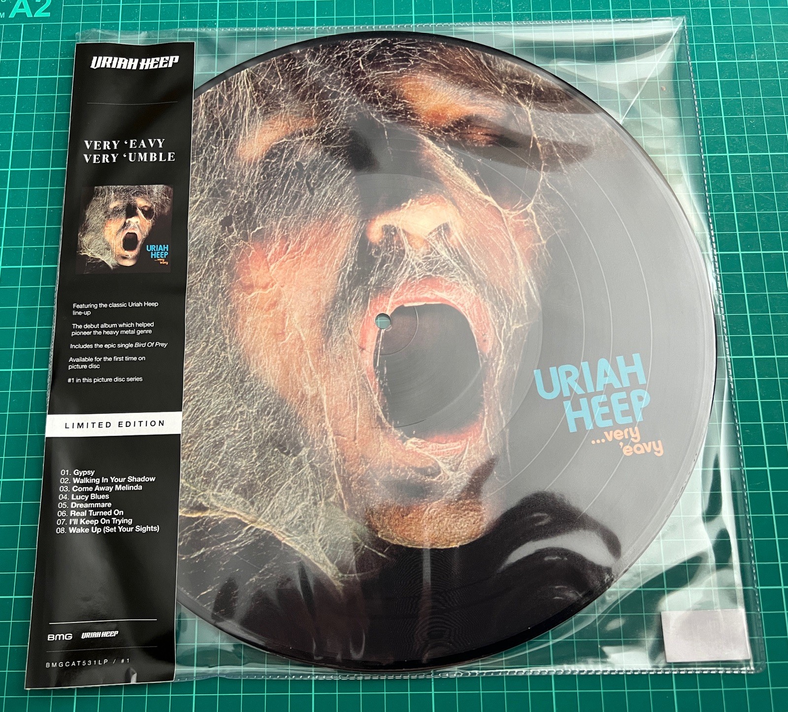 Uriah Heep Very Eavy Very Umble Ltd 12"" Picture Disc LP BMGCAT531LP New Unplayed
