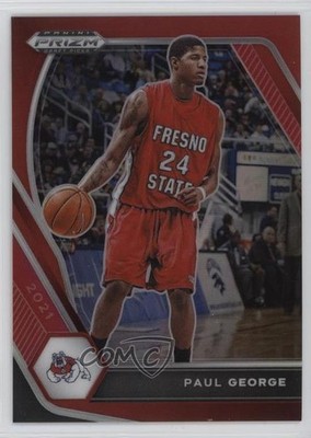 2021-22 Panini Prizm Draft Picks Red Prizm 234/299 Paul George #69 1u6