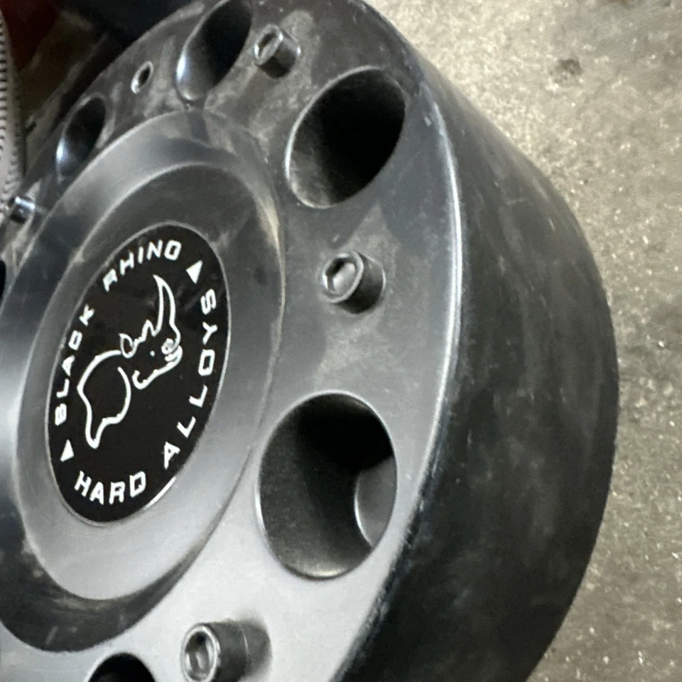 1244s02+mb-429 Black Rhino Black / Gray Wheel Center Cap (1) - Image 3 of 4