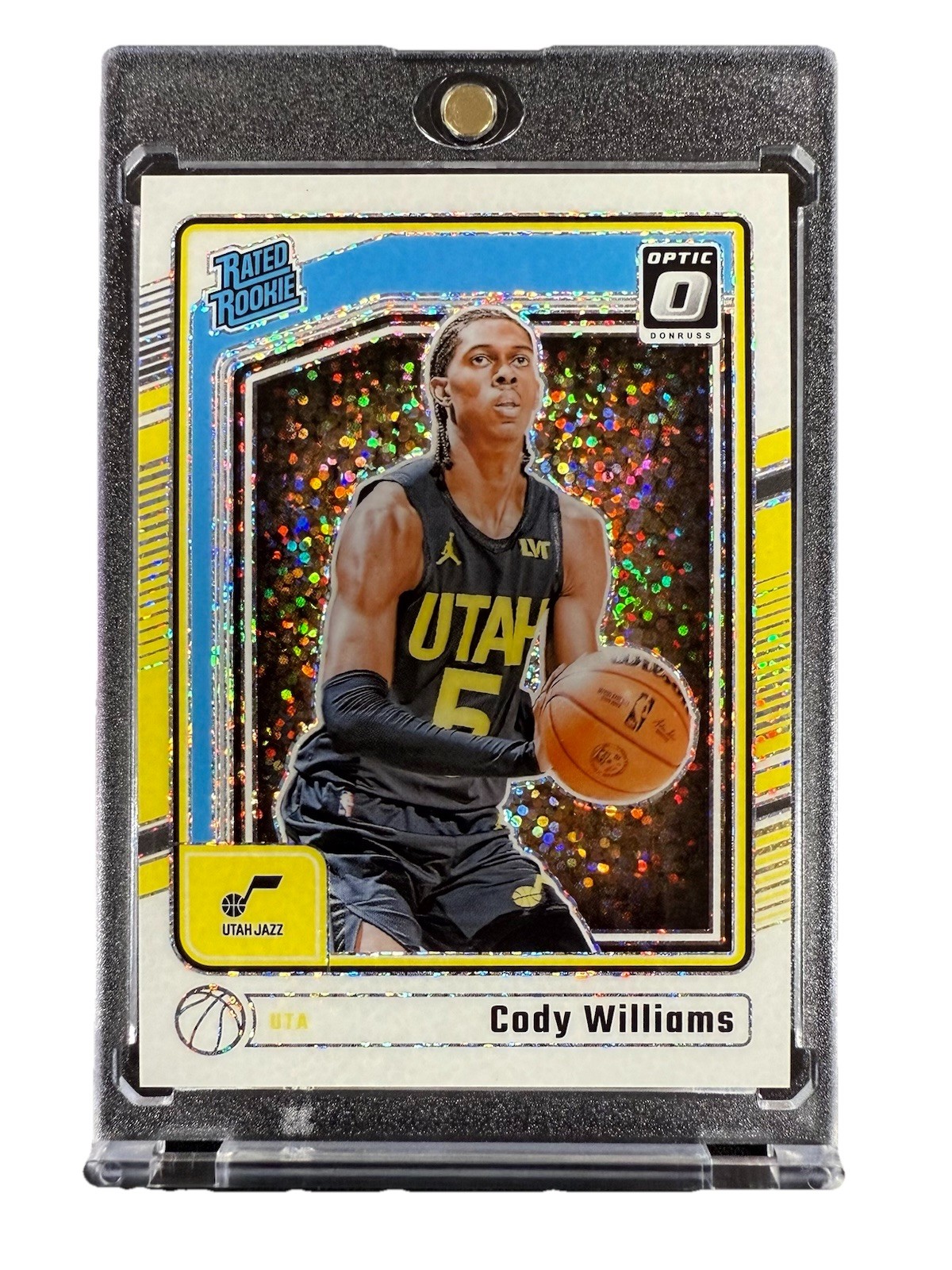 Cody Williams 2024-25 Panini Donruss Optic Rated Rookie #298 White Sparkle SSP