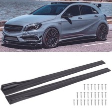 F&uuml;r Mercedes W176 W177 Seitenschweller Sideskirts Erweiterung Schweller Splitter