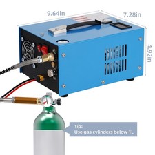 PCP Air Compressor 4500PSI 12V Electric Airgun Rifle High Pressure Pump UK