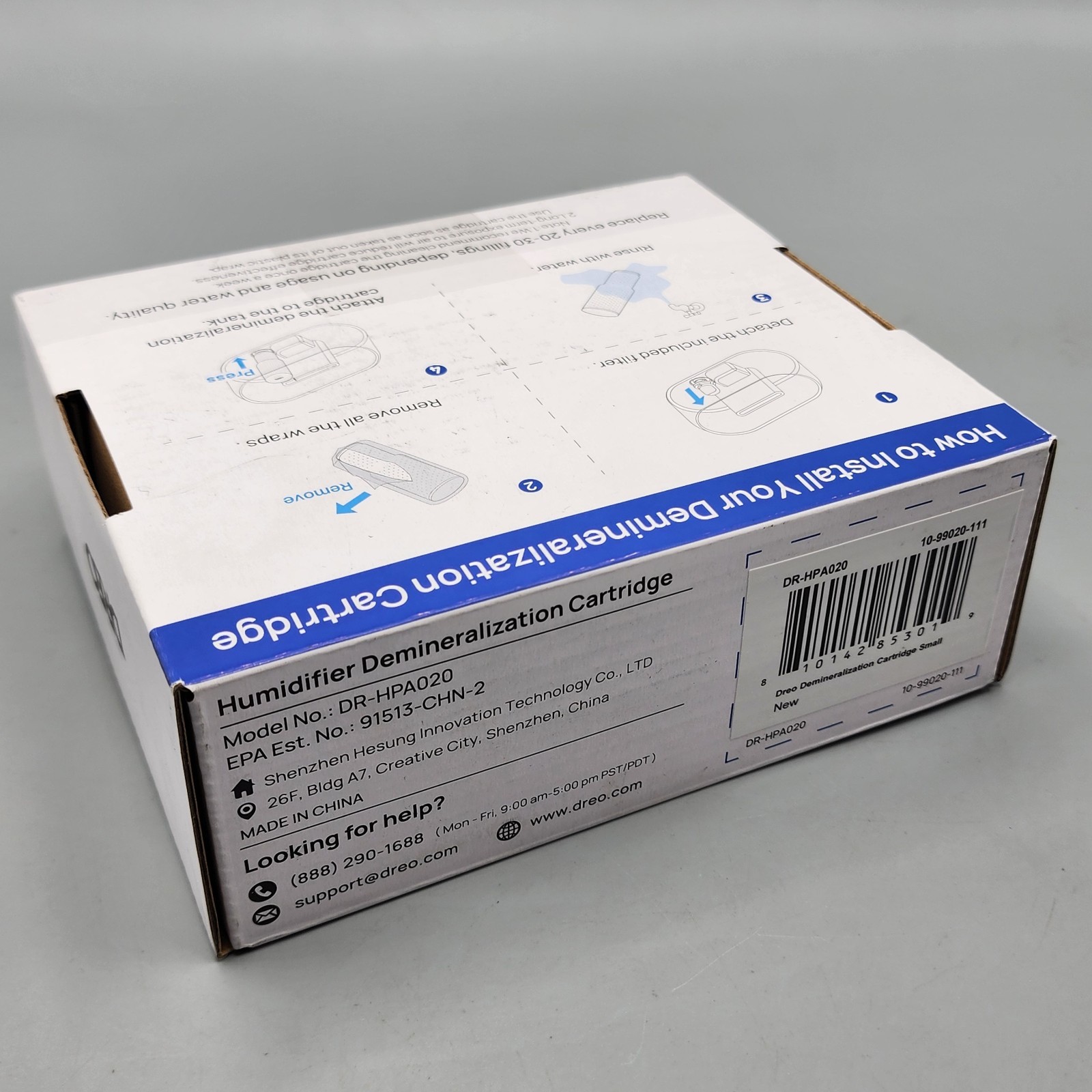 Dreo Demineralization Cartridge for Humidifiers Compatible w/ HHM001, HHM004 3 X