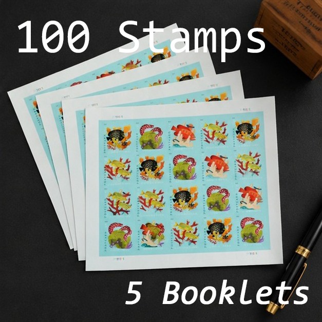 2019 USPS Coral Reefs Postcard Rate Stamps – 1 Sheet (100) New