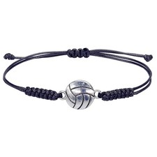 Football Rugby Bracelets Silver Plated Handmade Charm Basketball Baseball Vol...