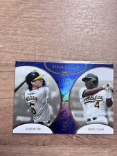 Jacob Wilson/Miguel Tejada 2025 Topps Dynamic Duals Rookie /25 Athletics JERSEY#