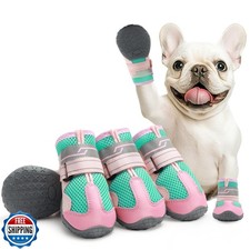 Aokown Dog Shoes for Large Dogs, Anti-Slip Dog Boots for Winter Snow, Hot Pav