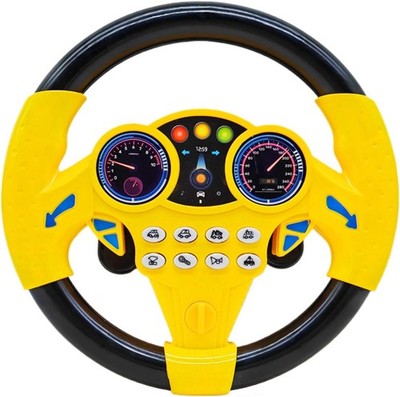 Lenkrad Kinder Spielzeug, Simulierter tragbarer Fahrregler, Fahrsimulator Auto