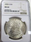 1898-O Morgan Silver Dollar NGC MS64 $1