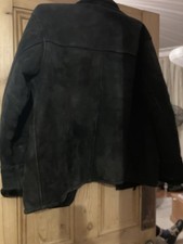 Black Sheepskin Coat