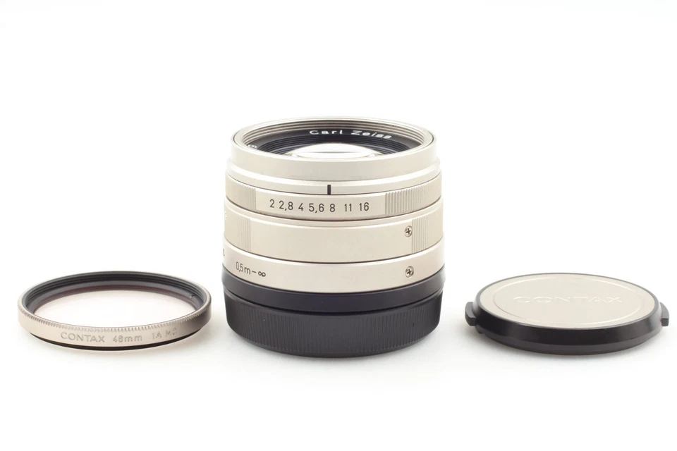 CLA'd [EXC+5] Contax Planar Carl Zeiss T* 45 mm F2 G para G1 / G2 de JAPÓN Foto 4 de 4