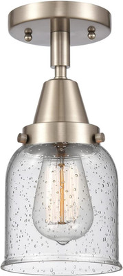 Brushed Satin Nickel Flush Mount Light by Franklin Restoration 447-1C-SN-G54