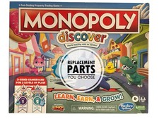 Monopoly Discover Board Game 2022 REPLACEMENT PARTS PIECES YOU CHOOSE