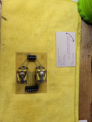 Circuit Board IQMS RT MIU-1R2 / RTN Used With Relays From Medical Molder