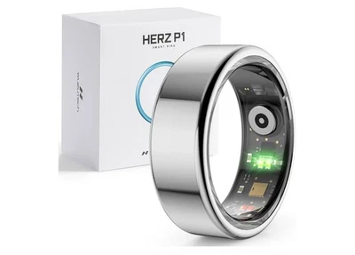 Herz P1 Smart Ring for Women & Men -Health Metrics Fitness Ring - Size 11