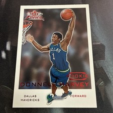 DONNELL HARVEY 2000-01 Fleer Focus #189 Rookie Card RC #1420/3499 NBA Mavericks. rookie card picture